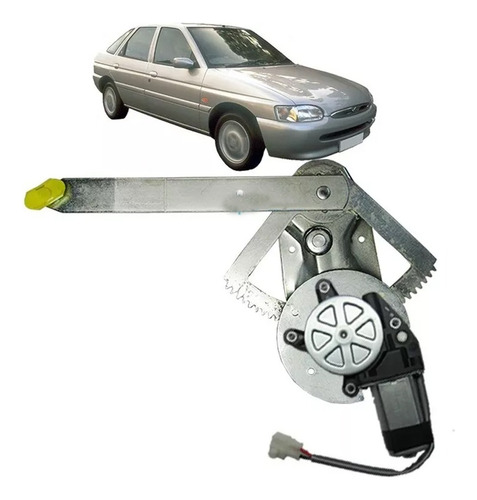 Máquina Vidro Elétrico Traseira Escort Zetec Com Motor Dir