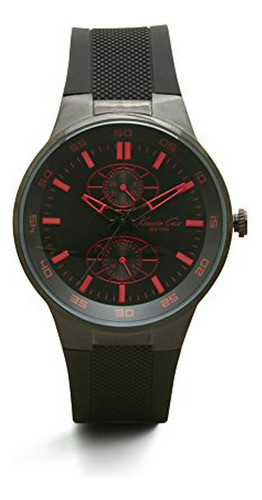 Reloj De Ra Para Hom New York Reloj Multifunción Negro Con D