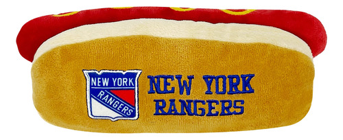 Pets First Nhl New York Rangers Hot Dog - Juguete De Peluch.