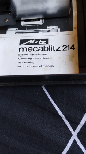 Flash Metz Antigo Mecablitz 214 No Estado #av (Usado)