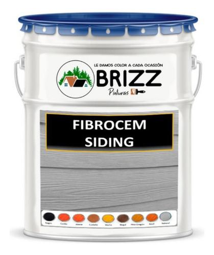 Fibrocem Siding Brizz - Color Alerce Formato 1 Gal