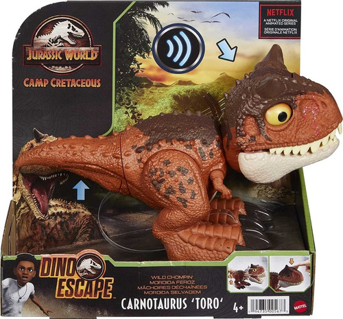 Dinosaurio Chompin Carnotaurus - Jurassic World - Mattel