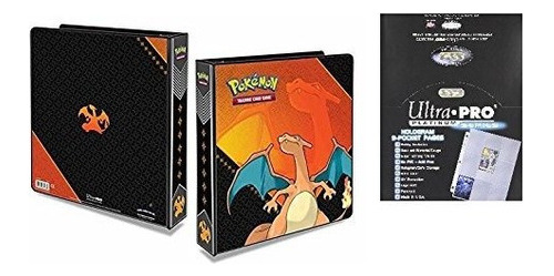 Album Charizard 2 Con 100 Hojas Ultra Pro Platinum 9pocket