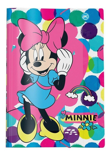 Pasta Aba Elástica Ofício Mickey E Minnie Disney