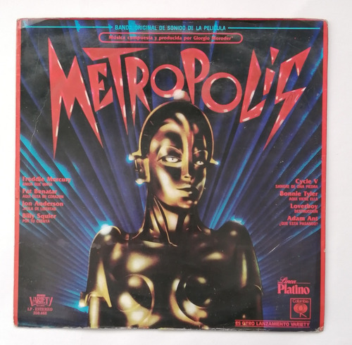 Metropolis - Banda Original De Sonido ( L P Ed Uruguay 1985)