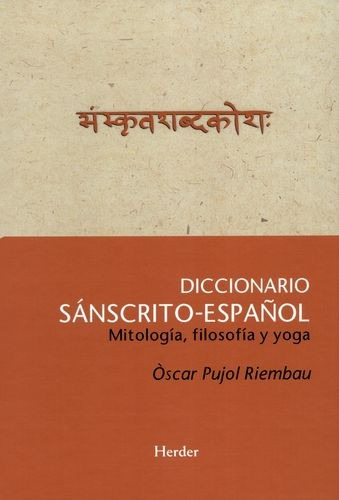 Libro Diccionario Sánscrito-español. Mitología, Filosofía Y