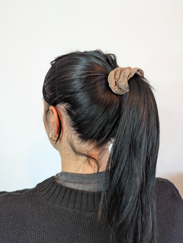 Scrunchies Colitas - Revender - , Lienzo De Algodon X12 Surtido Lisa