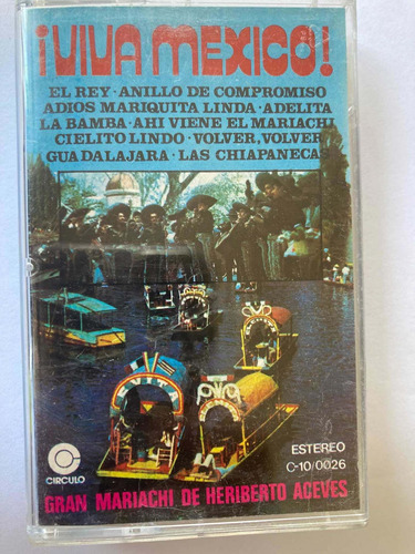 Cassette Viva México Gran Mariachi De Heriberto Aceves (667)