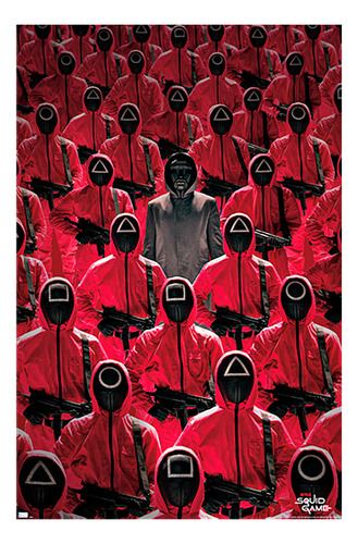 Póster Netflix Squid Game Juego Calamar Key Art - Original
