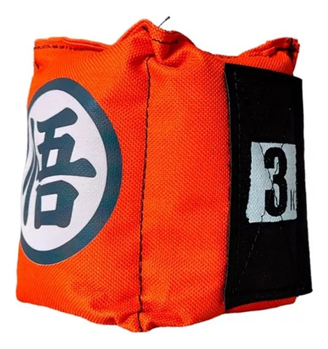 Polainas Tobilleras Con Peso Piernas Brazos 3kg Fitness Naranja