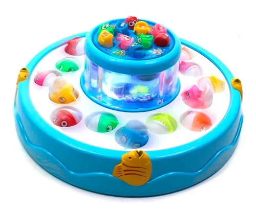 Juego De Pesca Eléctrico De Doble Capa Con 20 Peces Y Canciones – Juguete Magnético Educativo Para Niños