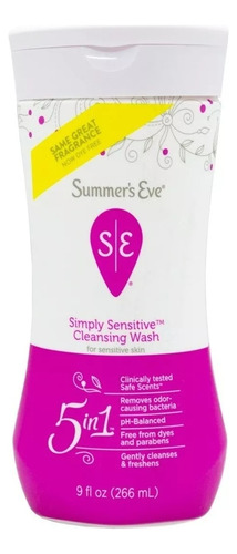 Summers Eve Jabón Intimo En Gel Femenino Simply Sensitive