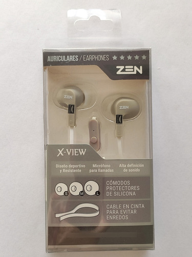 Auriculares  In Ear X-view Zen Hifi Manos Libres Deportivo