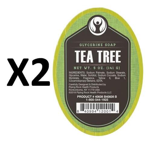 Jabón Tea Tree Oil Limpieza Acne Aceite Árbol Te X2 Und Impo