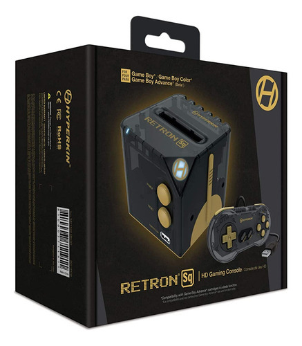 Hyperkin Retron Sq: Clone Game Boy/color/advance - Turquesa Cor Preto