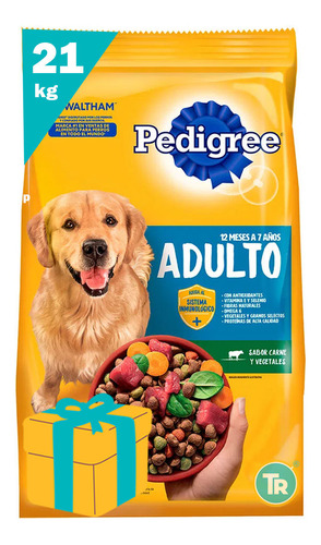 Ración Perro - Pedigree Adultos + Obsequio Y Envío Gratis