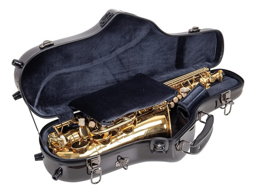 Estuche Para Saxofón Alto De Fibra De Vidrio Crossrock: Incl