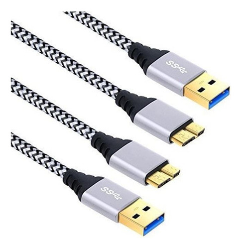 Cable De Cargador Galaxy S5, Besgoods 2-pack 6ft Cable Trenz