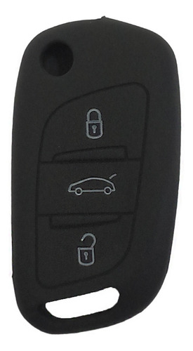 Funda Protectora Silicona Llave Flip Para Citroën