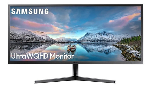 Monitor gamer Samsung S34J550WQL led 34.1" dark blue gray 100V/240V