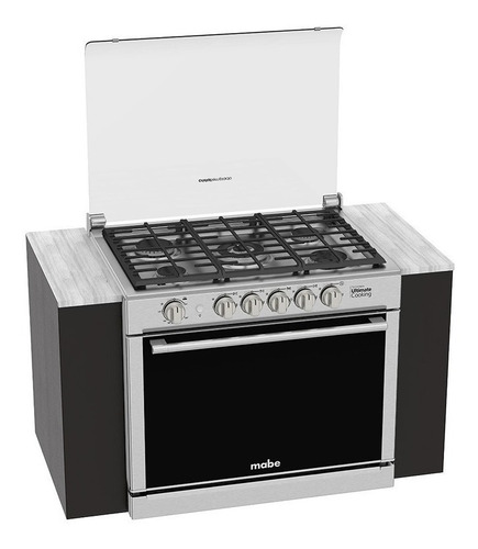 Estufa Empotrable Mabe Xoc80800ct1 A Gas En Acero Inox