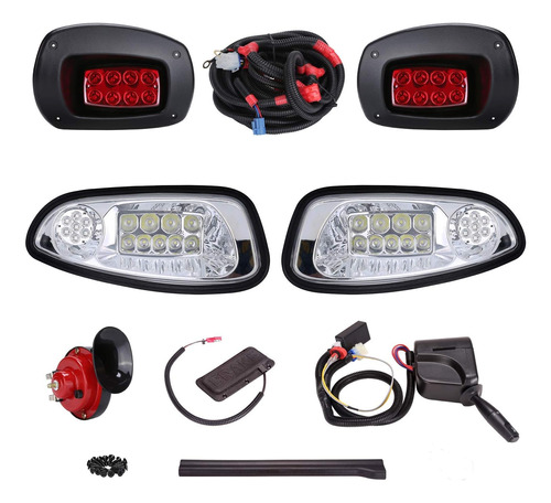 10l0l Carrito De Golf Luces Universal Deluxe Led Faros Delan