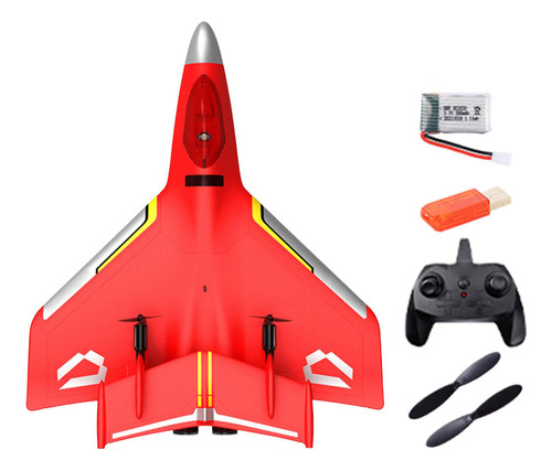 Avión Rc Portátil Con Luz Rc Avión Jet Para Niños Niños [u]