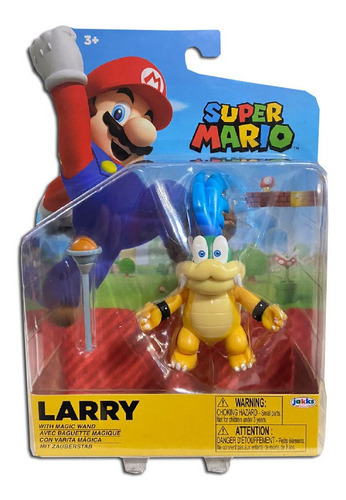 Figura Super Mario Larry Com Acessorio Candide 3007