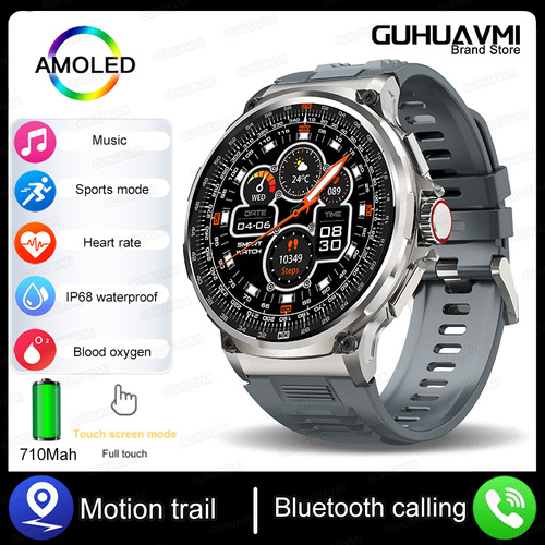 Para Huawei Gps Reloj Inteligente Hombre Bluetooth Llamada