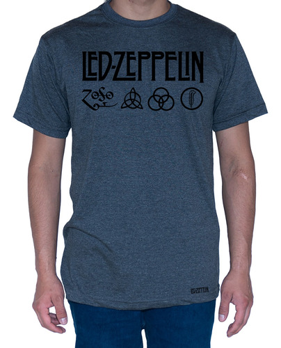 Camiseta Led Zeppelin - Rock - Metal