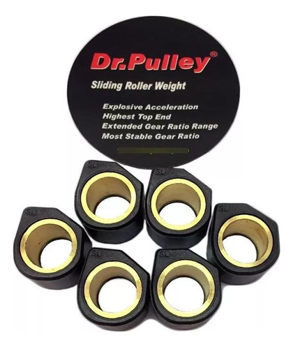 Rodillos Dr Pulley Sr20x17 (6) 12.5 Gr. Mca