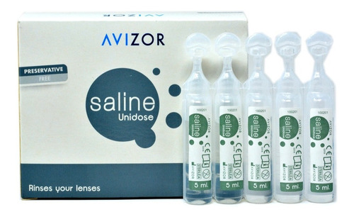 Gotas Para Lentes De Contacto Rígidos Saline Unidose 30x5ml