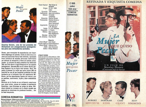 La Mujer Que Quiso Pecar Vhs Deborah Kerr Robert Mitchum