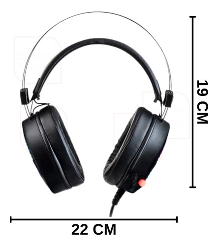Imagem 4 de 8 de Fone Headset Gamer Rgb Usb 2.0 Warrior Flamma - Ph306