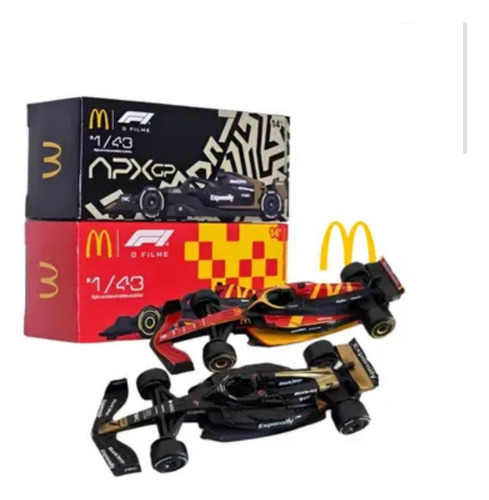 Miniatura Carro Formula 1 Mc Donalds F1 Filme 1/43 Vermelho Vermelho
