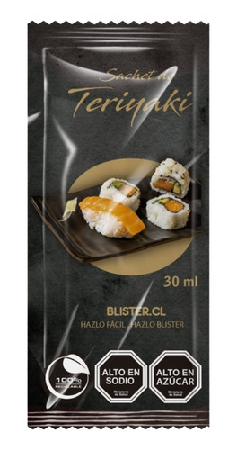 Salsa Teriyaki 30 Ml 100 Unidades