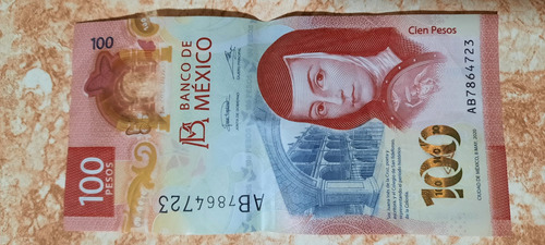 Billete De 100 Pesos Serie Ab