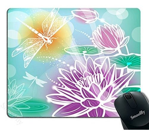 Pad Mouse - Smooffly Gaming Mouse Pad Custom,lotus And Drago