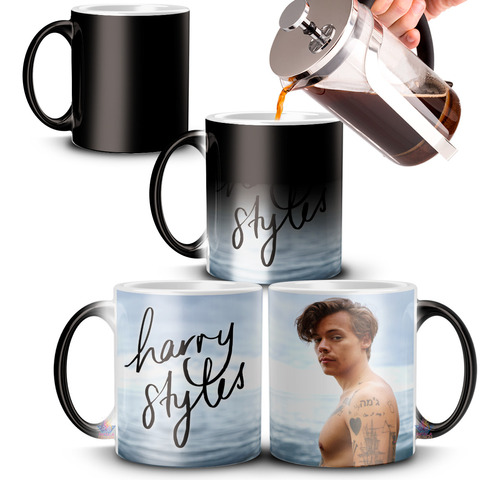 Harry Styles Taza Magica Ceramica Firma Foto Impala Design