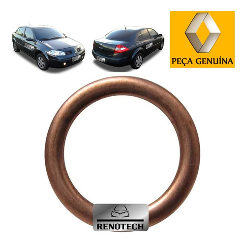 Arruela Vedaçao Cobre Carter Megane 1997 A 2013 7703062062