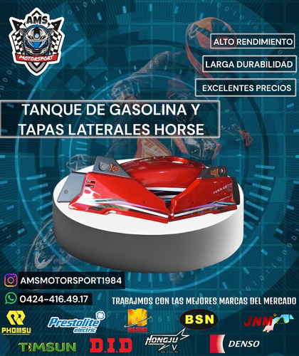 Tanque De Gasolina Y Tapas Laterales New Horse