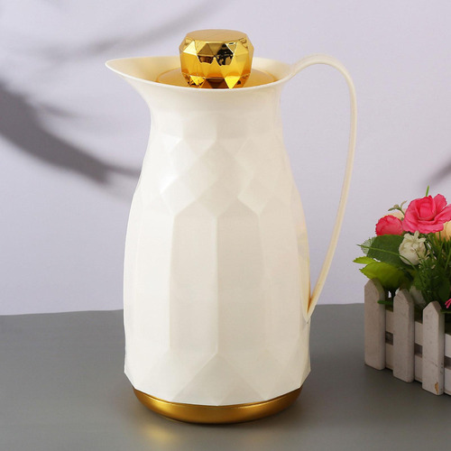 Jarra Café Con Doble Pared Vidrio, Termo Para Eventos