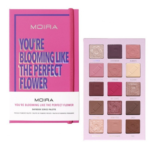 Moira Paleta De Sombras You're Blooming Like The Perfect Flo Color de la sombra Rosa