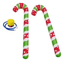 Comprar 2 Peças De Bastões De Doces Infláveis De Natal Candy Style B