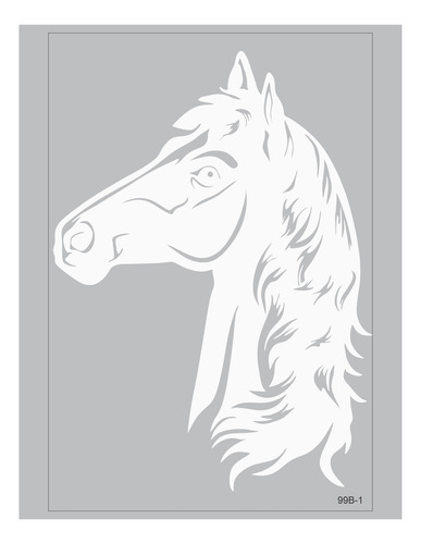 Calcos Con Relieve Para Autos, Lunetas Serie Caballos