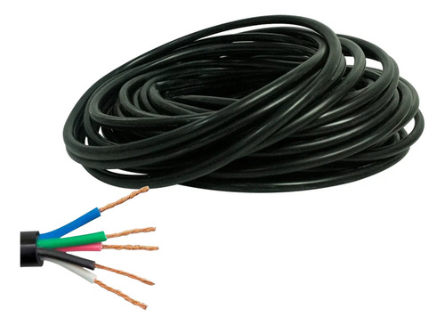 Cabo Flexível Pp Extensão 5x2,5mm Rolo Com 50 Metros