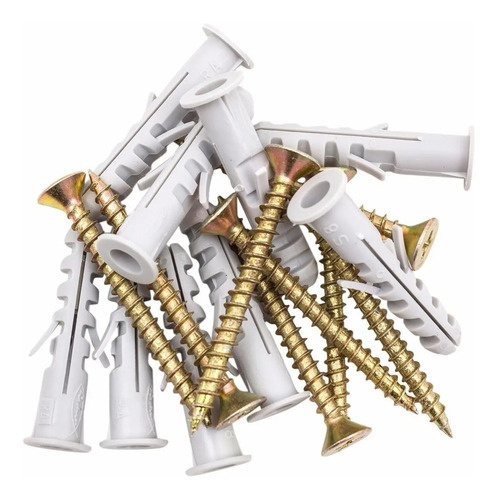 Imagen 4 de 8 de Kit Combo Tornillos T1 T2 Fijaciones N8 Durlock Knauf Cielo