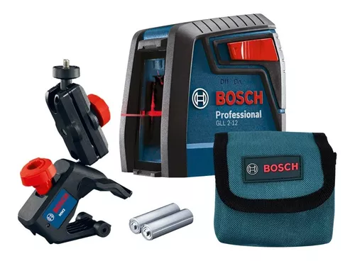 Nivel Láser verdes Bosch GLL 2-12 G alcance 12m con soporte