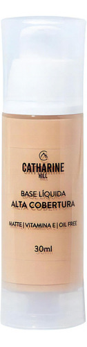 Base de maquiagem líquida Catharine Hill Chill Alta Cobertura Base Alta Cobertura Chill 30ml tom ac03 - 30mL