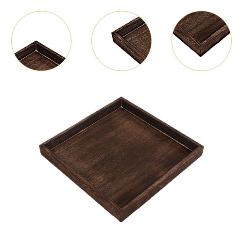Bandeja De Madera Para Servir, Bandeja Para Mesa De Café,